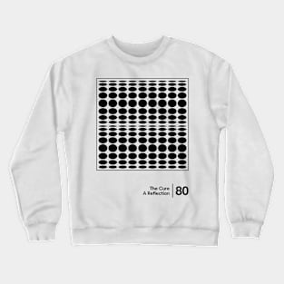 A Reflection / Minimal Style Graphic Artwork Design Crewneck Sweatshirt